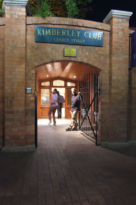 The Kimberley Club is an old school boys club